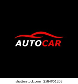 Abstract car icon logo vector illustration