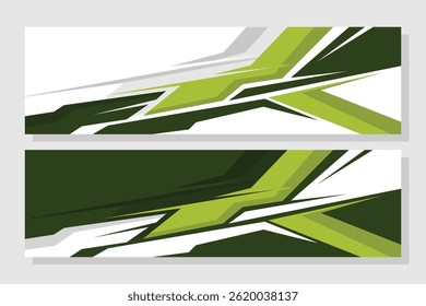 Abstract Car, jersey design vector. Graphic abstract racing, gamer background design for vehicle wrap, jersey, racing car, rally, adventure and livery in green color combination