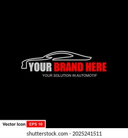 Design des abstrakten Autos-Logos Design Automobil-Vektordesign-Vorlage