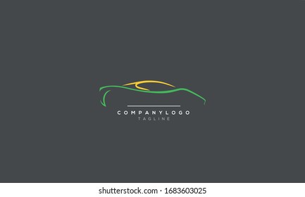 Plantilla de diseño del logotipo de camión abstracto
