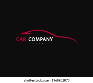 Abstract car logo sign. Automotive company symbol. Auto shop. Vector illustration