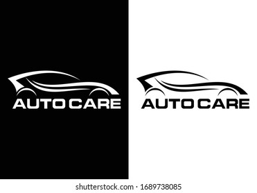 Abstract Car logo sign symbol for Automotive Company.