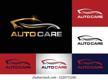 Abstract car logo sign symbol for the automotive company