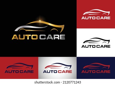 Abstract car logo sign symbol for the automotive company