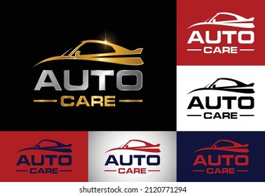Abstract car logo sign symbol for the automotive company