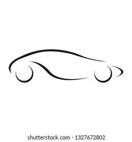 Abstract car logo template