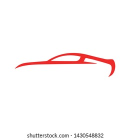 Abstract car logo template vector icon design
