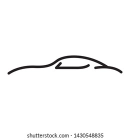 Abstract car logo template vector icon design