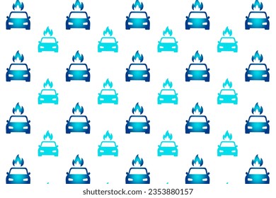 Abstract Car on Fire Pattern Background, can be used for business designs, presentation designs or any suitable designs.
