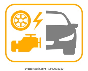 abstract car service vector illustration