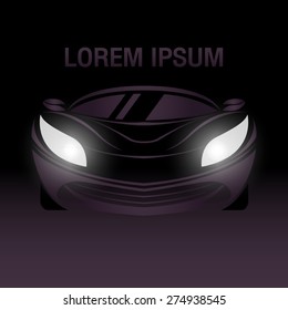 Abstract car vector