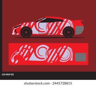 DISEÑO Abstractas DE LA ENVOLTURA DEL COCHE, Ilustraciones vectoriales