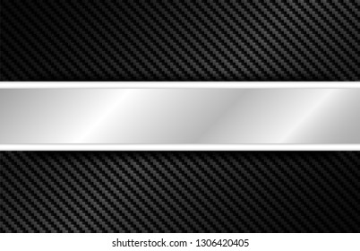 Abstract .Carbon fiber background. black background ,light and shadow. Vector.
