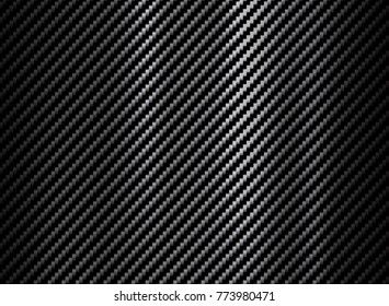 Abstract Carbon Fiber Texture Background. Vector Illustration.
