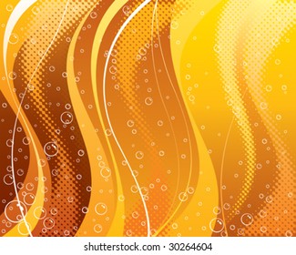 Abstract carbonated drink background, vector layered.