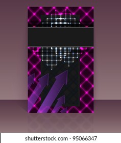 abstract card or banner