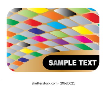 abstract card design