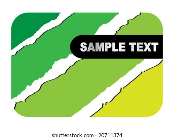 abstract card design