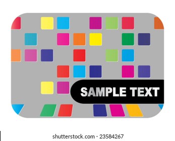 abstract card design