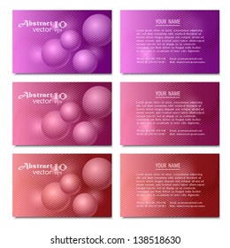 Abstract card design, vector illustration