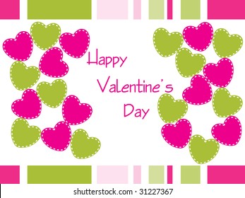 abstract card with love group vector