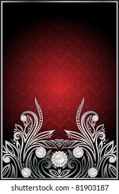Abstract card with pattern