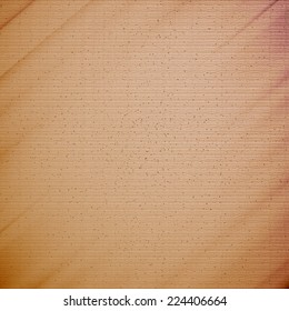 Abstract cardboard texture background with natural fiber parts