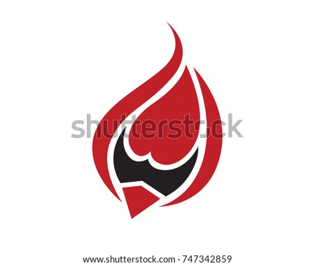 Abstract Cardinal Bird