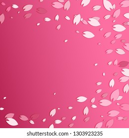 Abstract carmine background with pink petals. Excellent as a background for the production of any printed product, advertising, or other design.