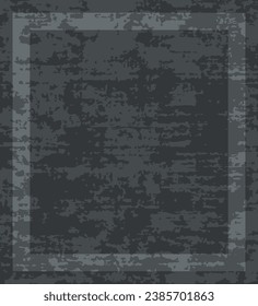 Abstract Carpet Rug with Border, No Format.