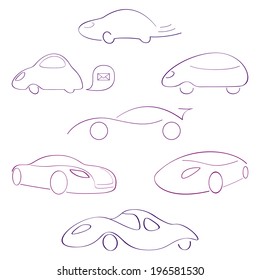 Abstract cars