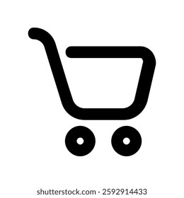 abstract cart Shape line icon 