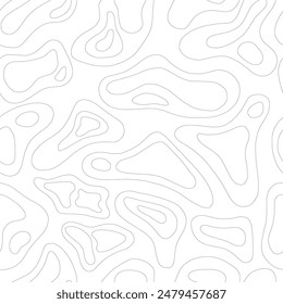 Abstract Cartography Line Pattern Background