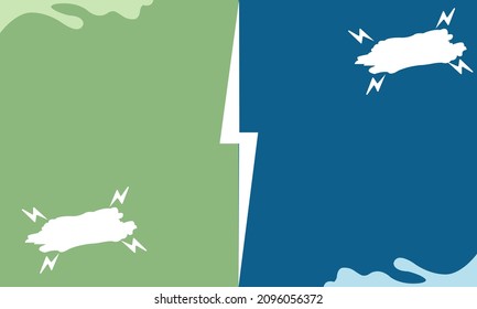 Abstract Cartoon Background Design Vector