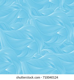 Abstract Cartoon Blue White Background Wallpaper Stock Vector