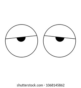 Abstract cartoon eyes