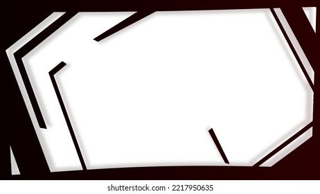 fondo de marco de caricatura abstracto para vector de diseño de texto
