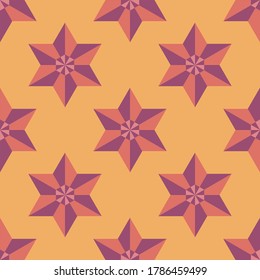 Abstract cartoon geometric seamless pattern with geo shapes. Geometry background. Infinity wrapping paper. Vector illustration. 