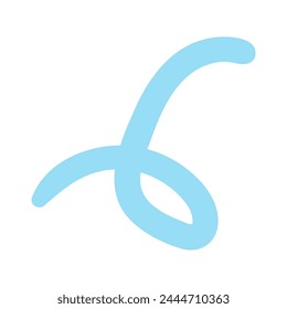 Abstract Cartoon Hand Drawn Vector Scribble Element