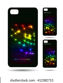 abstract of case phone vector