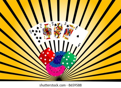 Abstract casino background