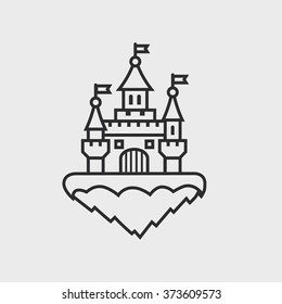 Abstract castle icon