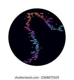 Abstract Cat Full Colour Logo 