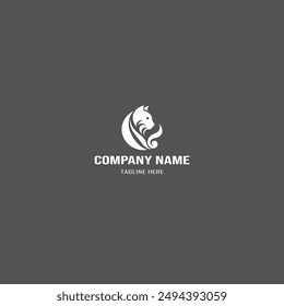 Abstract cat logo business design