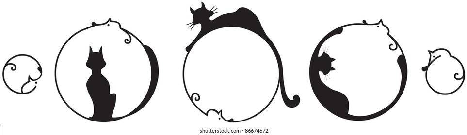 Abstract cat and mouse