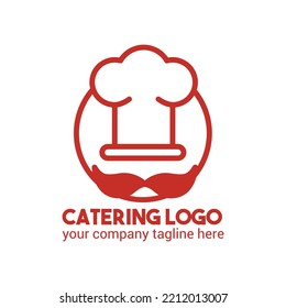 Abstract Catering logo design and symbol art