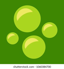 Abstract caviar logo template vector illustration for caviar business or fish and sea food restaurant. Dots and rounds logo.