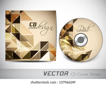 Conception abstraite du capot CD pour votre entreprise.