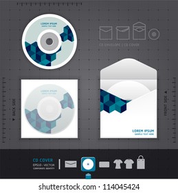 Abstract CD  Design template / corporate identity design for business set / vector illustration