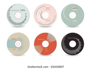 Abstract cd design.vector illustration